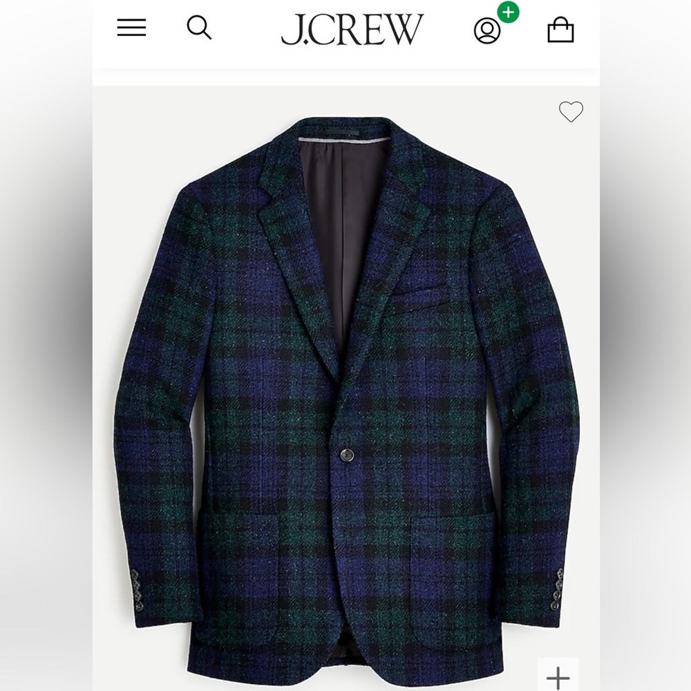 J Crew Ludlow Slim Fit Blazer in Scottish Wool